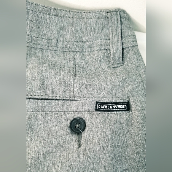 NWT O'NEILL Stretch Hybrid Shorts Reserve Heather Grey Boy's Size 22" Waist - Picture 8 of 15